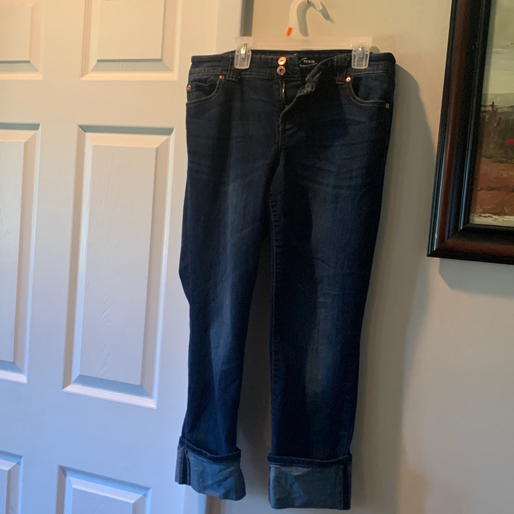 Straight leg crop INC jean